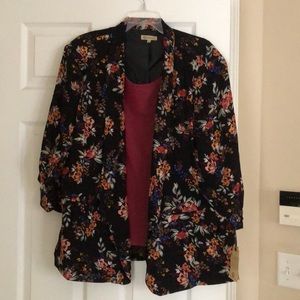 Casual jacket and tank